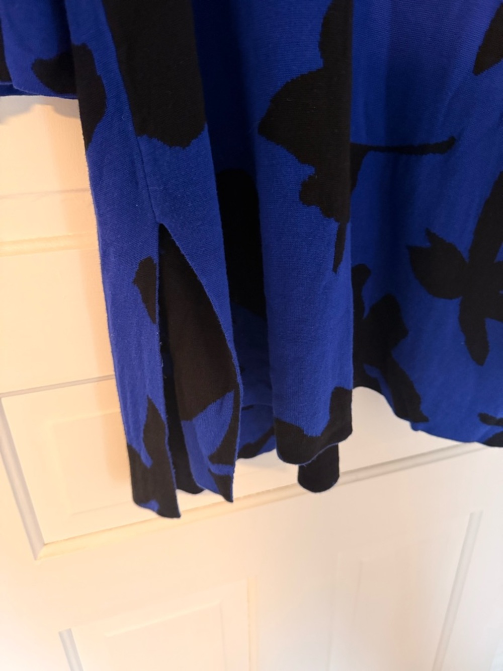 Chico's Royal Blue and Black Open Cardigan - Picture 5 of 5